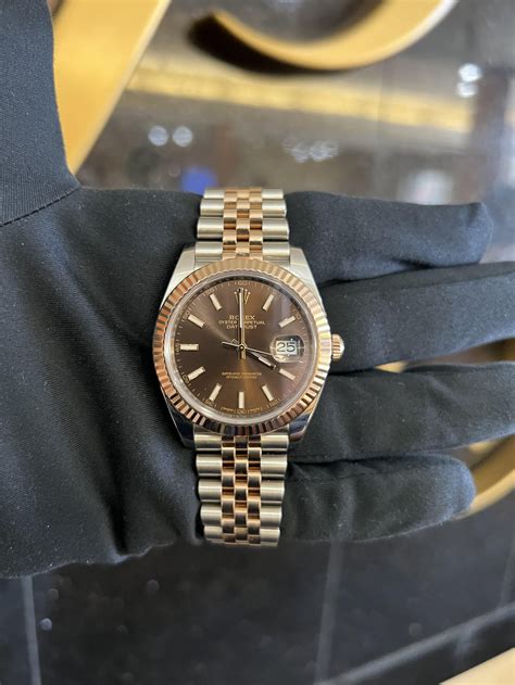 datejust chocolate 2012 rolex leather|rolex datejust 41 chocolate dial.